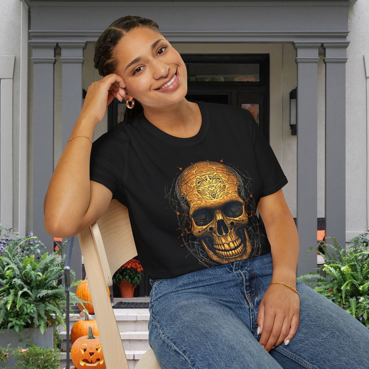 Creepy Bones 11 Adult T-shirt