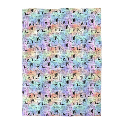Colorful Chapters Microfiber Duvet Cover