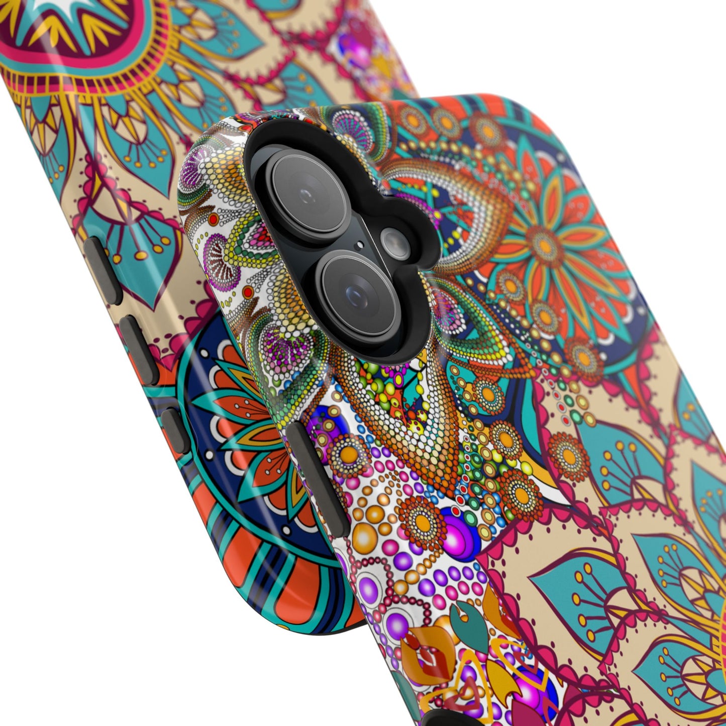 Colorful Mandala MagSafe® Compatible Tough Case for iPhone