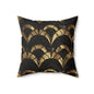 Gilded Elegance Throw Pillow