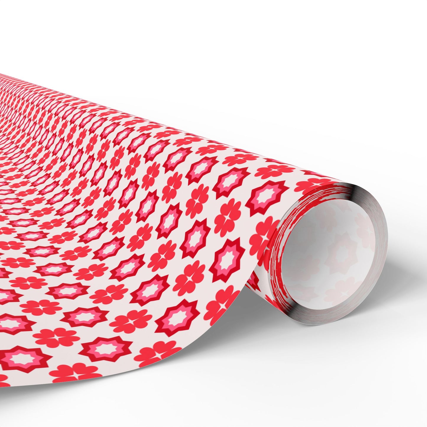 Scarlet Star Garden Wrapping Paper
