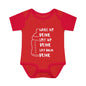 Wake Up Spit Up Lay Down Drink Infant Baby Rib Bodysuit