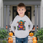 Patchwork Pumpkin Heart Toddler Hoodie