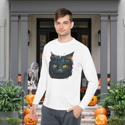 Creepy Black Cats 15 Adult Long Sleeve Tee