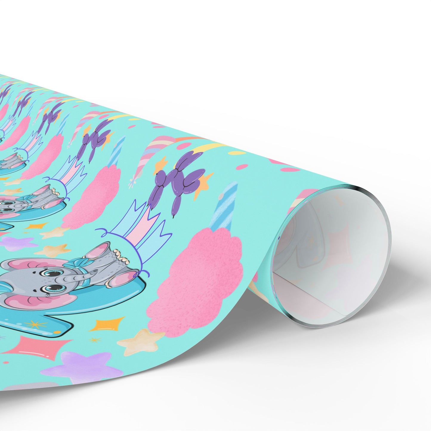 Kids 1st Birthday (Baby circus) Wrapping Paper