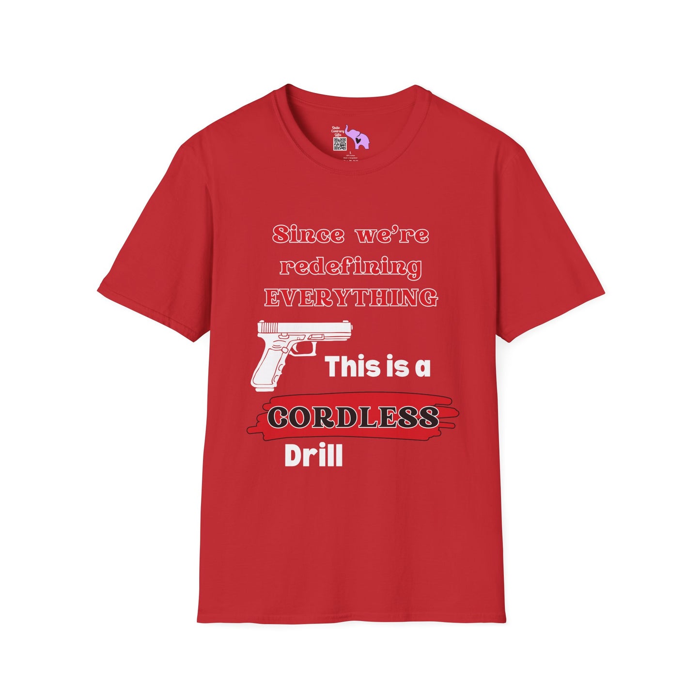2A Redefining Gun as a Cordless Drill Adult T-shirt