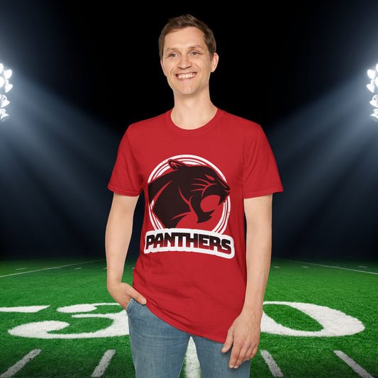 Panthers Circle Adult T-shirt