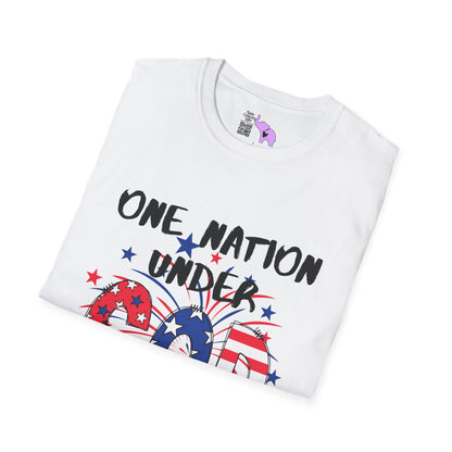 One Nation Under God Adult T-shirt