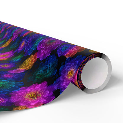 Luminous Carnations Wrapping Paper