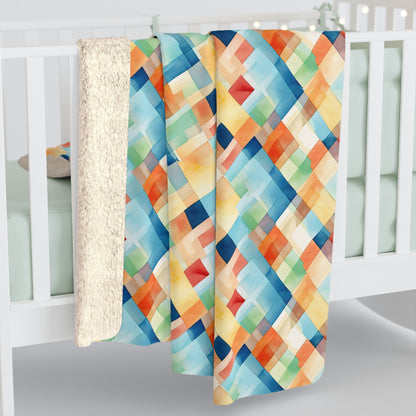 Rustic Radiance Sherpa Fleece Blanket