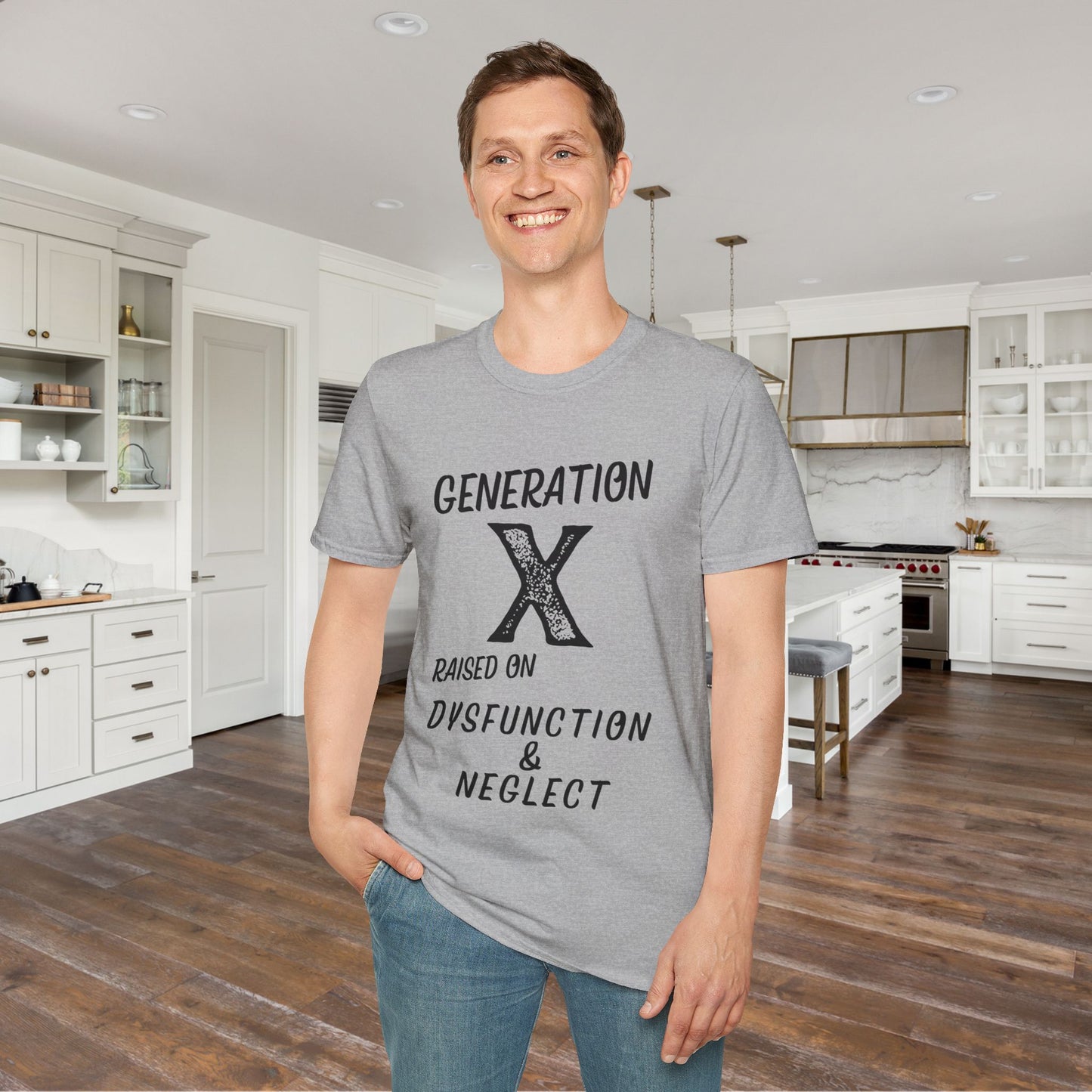 GenX Dysfunction & Neglect Adult T-shirt