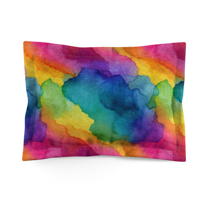 Rainbow Watercolors Basic Bedding Set