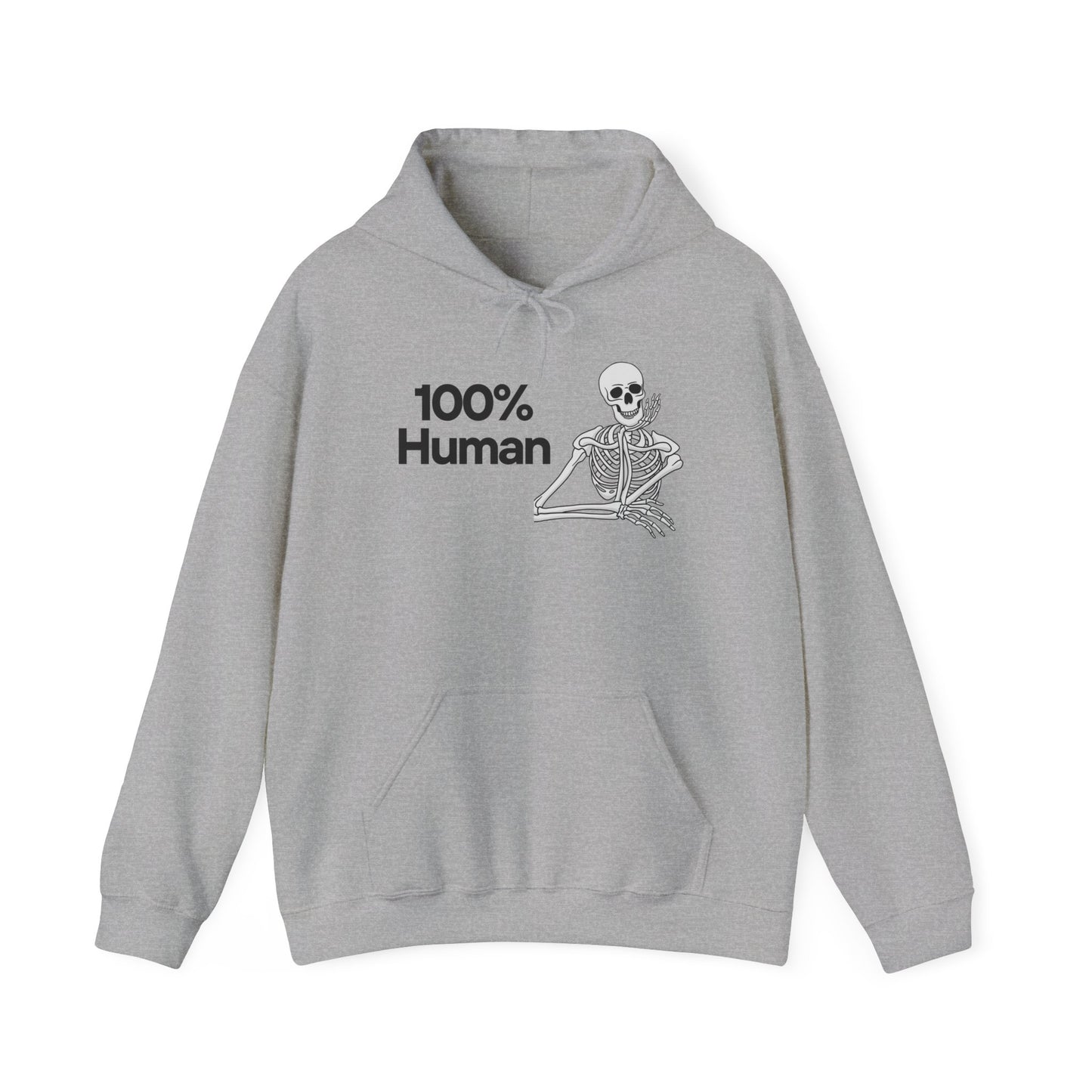 100% Human Skeleton Heavy Blend™ Hooded Sweatshirt