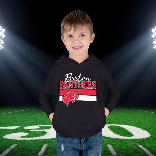 Burton Panthers w/Mascot & Stripes Toddler Hoodie