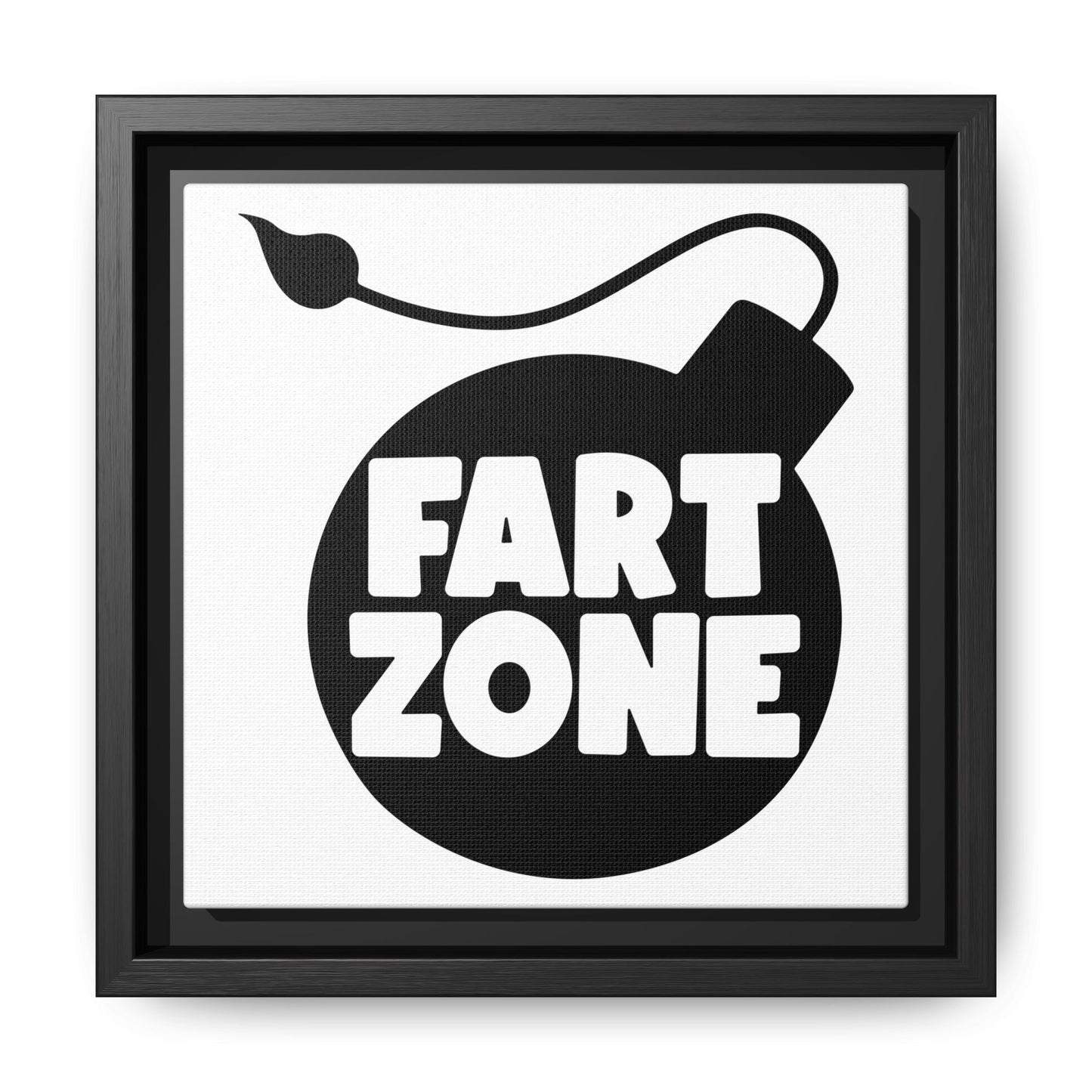 Fart Zone Canvas Bathroom Art