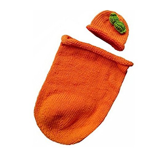 Handmade Wool Woven Baby Pumpkin Outfit