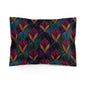 Velvet Night Garden Print Microfiber Pillow Sham