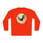 Bat Over Moon 2 Adult Long Sleeve Tee