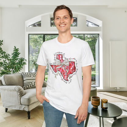 Home Sweet Home Texas Love Adult T-shirt