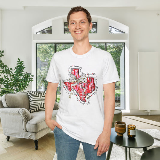 Home Sweet Home Texas Love Adult T-shirt