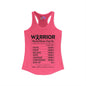 Warrior Nutrition Facts (Cancer) Women's Ideal Racerback Tank