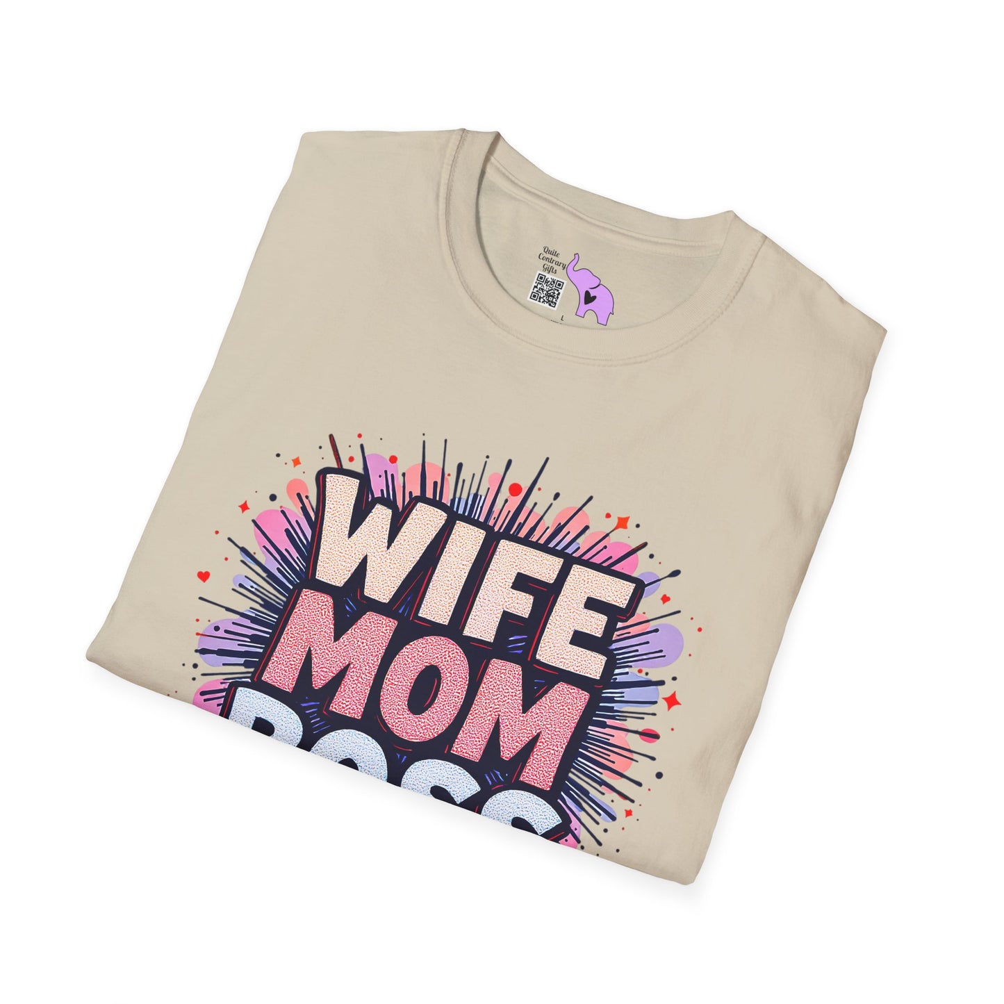 Wife Mom Boss Adult T-shirt