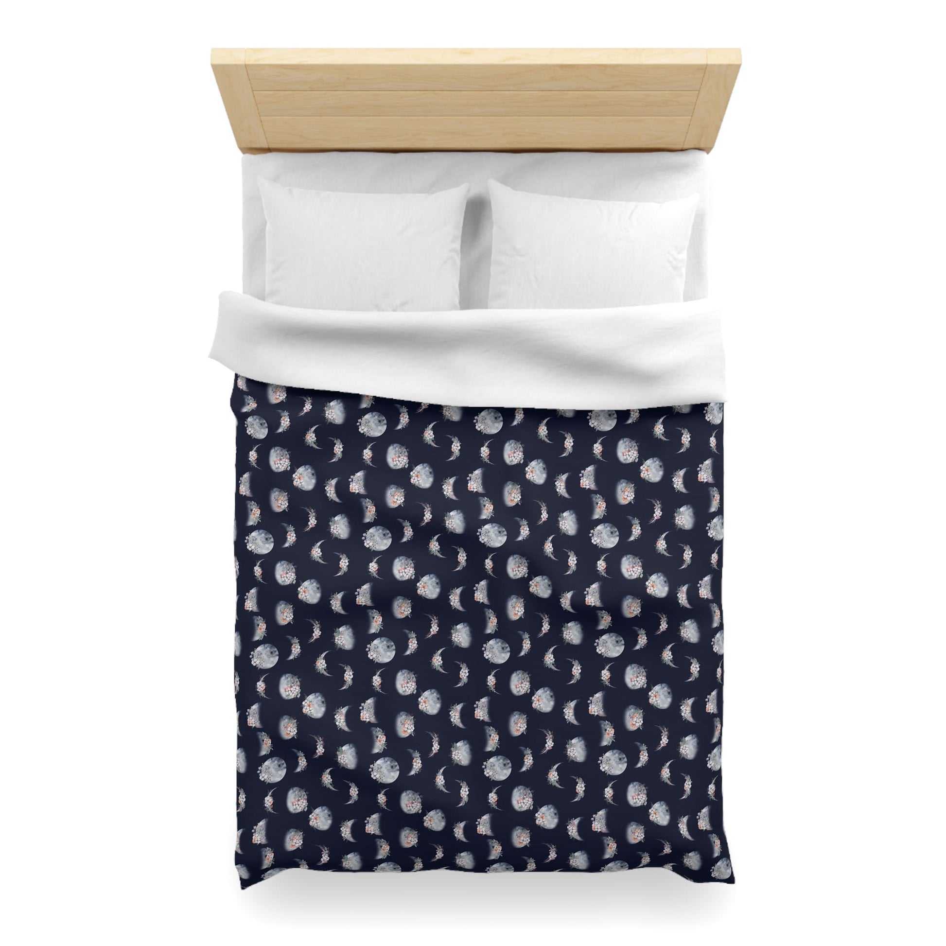 Lunar Garden Microfiber Duvet Cover