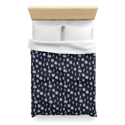Lunar Garden Microfiber Duvet Cover