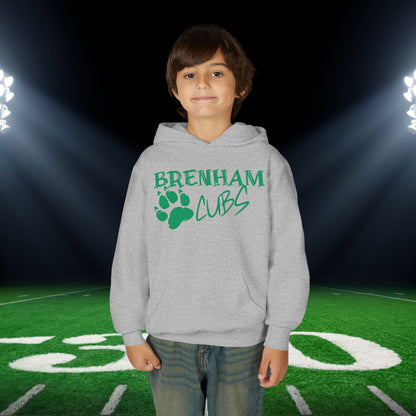 Brenham Cubs w/Claws Youth Heavy Blend Hoodie