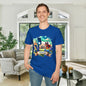 Texas Alamo & Bluebonnets Adult T-shirt