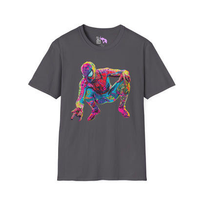 Colorful Spiderman Adult T-shirt