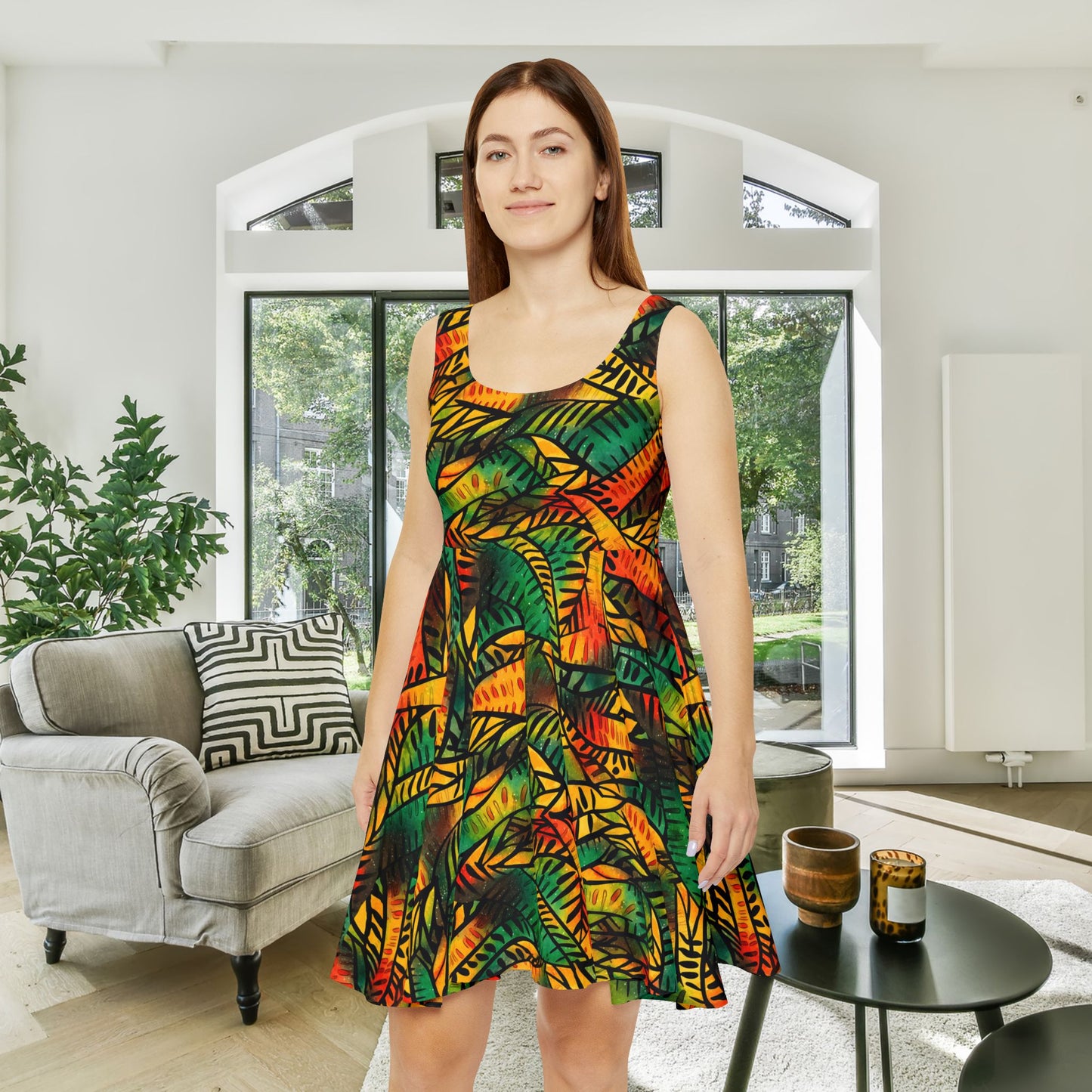 Kuumba Spark Women's Skater Dress