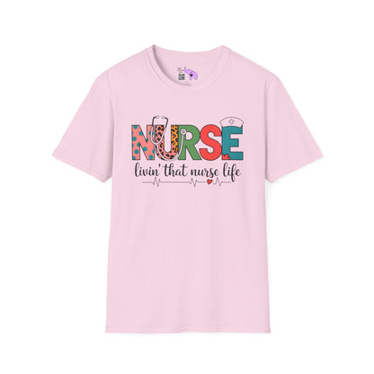 Nurse Livin' That Nurse Life Adult T-shirt