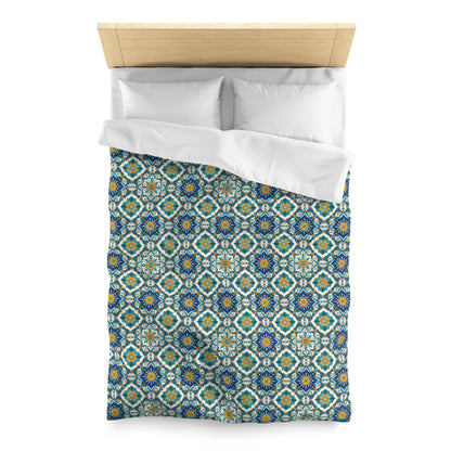 Mediterranean Lace Microfiber Duvet Cover