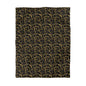 Golden Noir Swirl Microfiber Duvet Cover