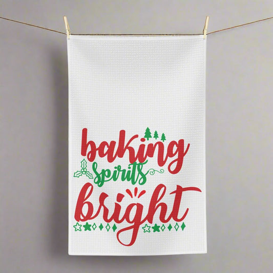 Baking Spirits Bright Microfiber Tea Towel