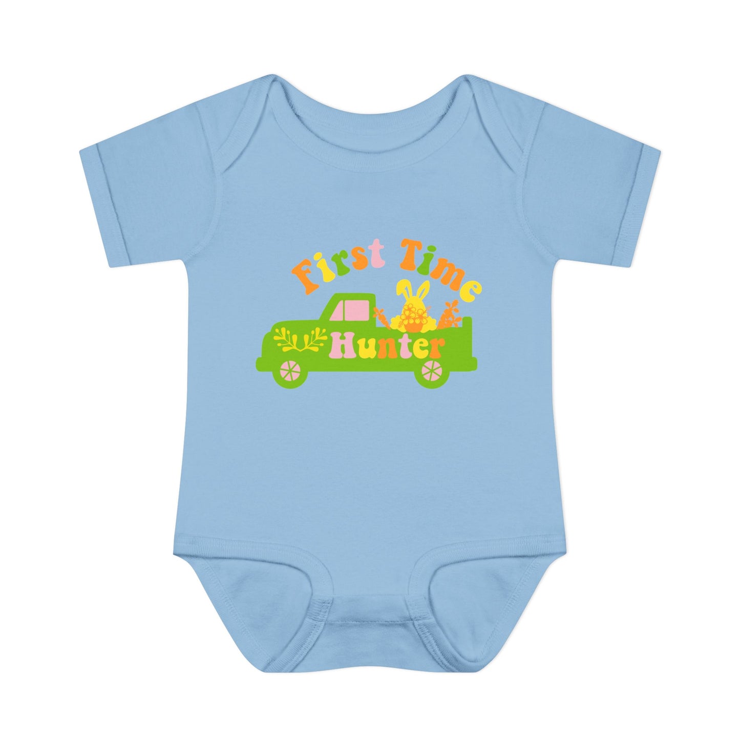 First Time Hunter (Easter) Infant Baby Rib Bodysuit