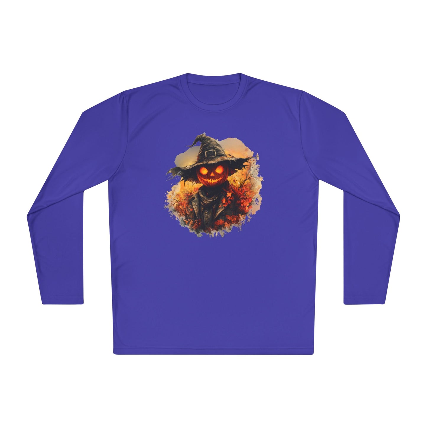 Halloween Scarecrow 4 Adult Long Sleeve Tee