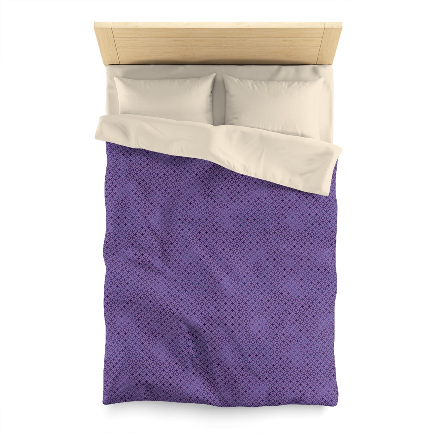 Amethyst Interlock Microfiber Duvet Cover