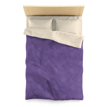 Amethyst Interlock Microfiber Duvet Cover