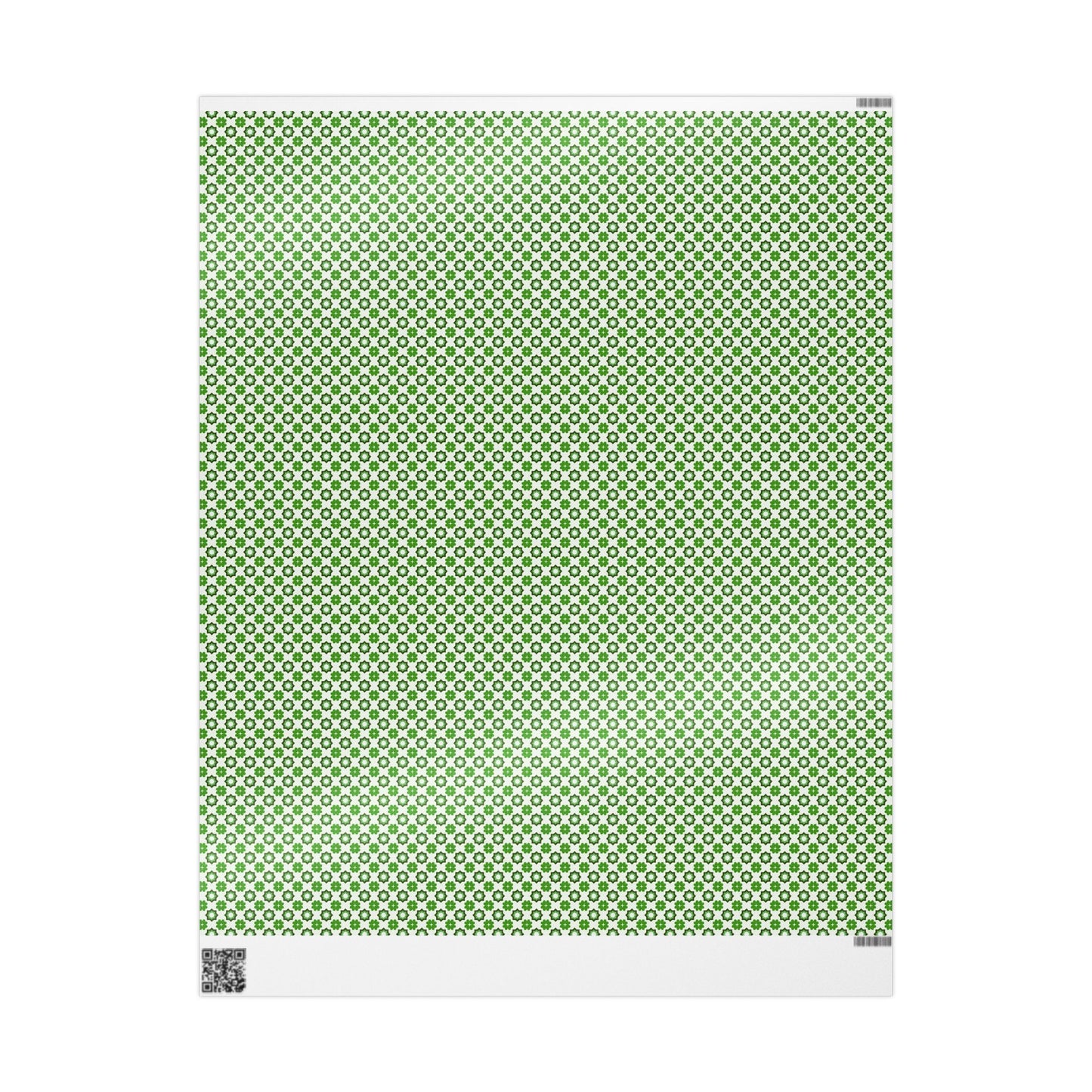 Emerald Star Garden Wrapping Paper