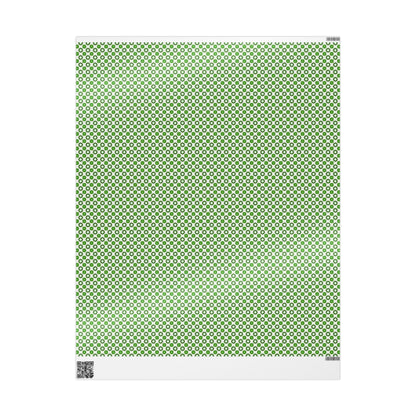 Emerald Star Garden Wrapping Paper