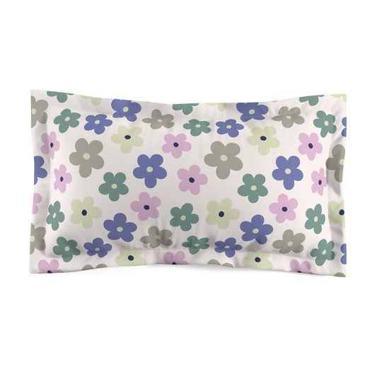 Earthbound Blooms Microfiber Pillow Sham