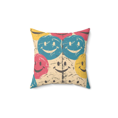 Color Me Happy Throw Pillow