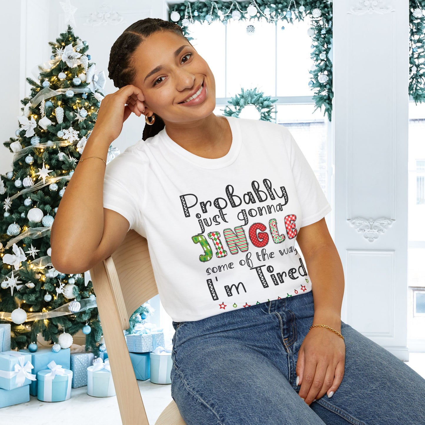 Probably Just Gonna Jingle Some of the Way I'm Tired Adult T-shirt
