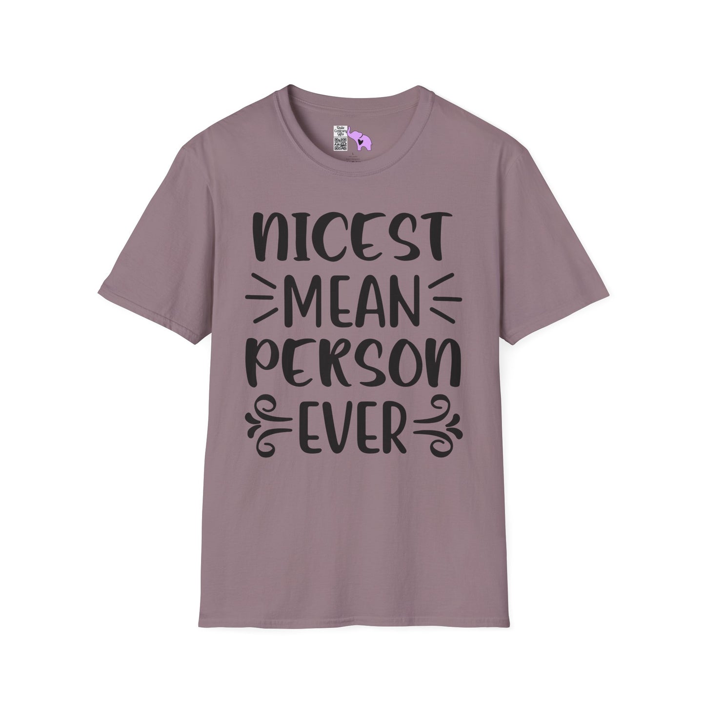 Nicest Mean Person Ever Adult T-shirt