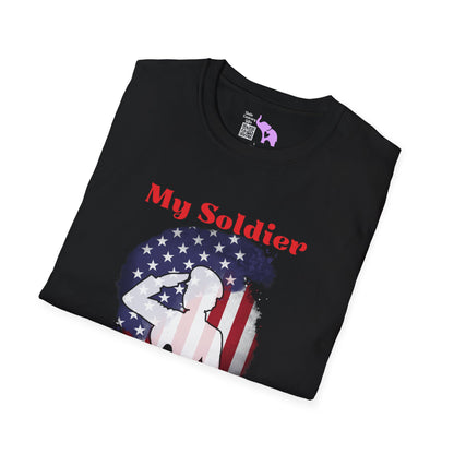 My Soldier My Daughter (Mom) Adult T-shirt
