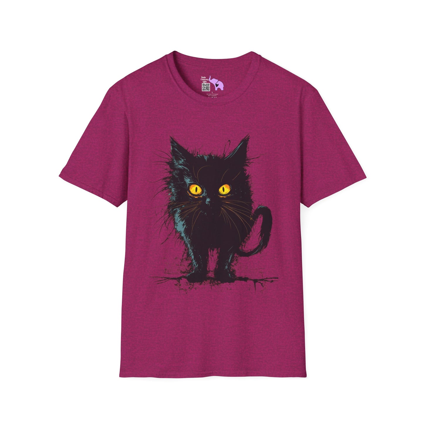 Black Kitten Adult T-shirt
