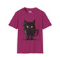 Black Kitten Adult T-shirt