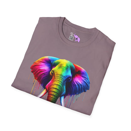 Colorful Elephant Adult T-shirt